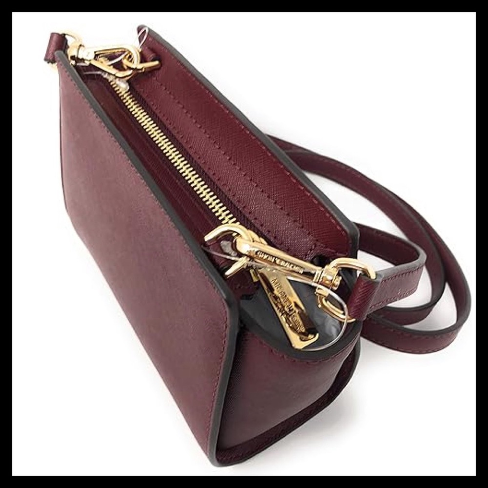 MICHAEL KORS Selma Medium Saffiano Leather Crossbody / Messenger Bag - Picture 8 of 12